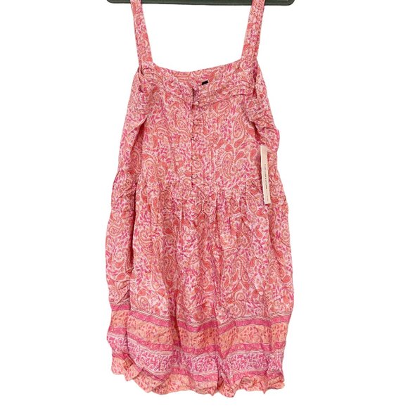 AQUA BUTTON DOWN MINI DRESS, NWT - Picture 2 of 5